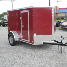 2023 BRAND NEW ENCLOSED TRAILER 5 X 8 W/ SIDE DOOR AND REAR DOUBLE DOORS