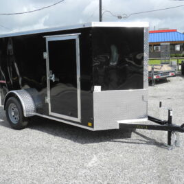 2023 BRAND NEW ENCLOSED TRAILER 5 X 10 W/ SIDE DOOR AND DOUBLE REAR DOORS