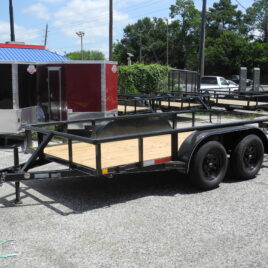 2024 J&C 77″ X 12′ W/ PIPETOP AND RAMP GATE