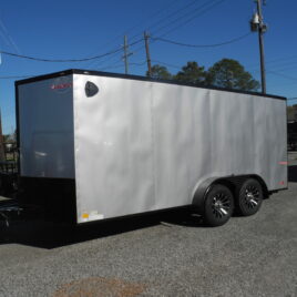 2024 7X16 TA3 CARGOMATE ENCLOSED TRAILER W/ HD AXLES AND BLACKOUT PACKAGE